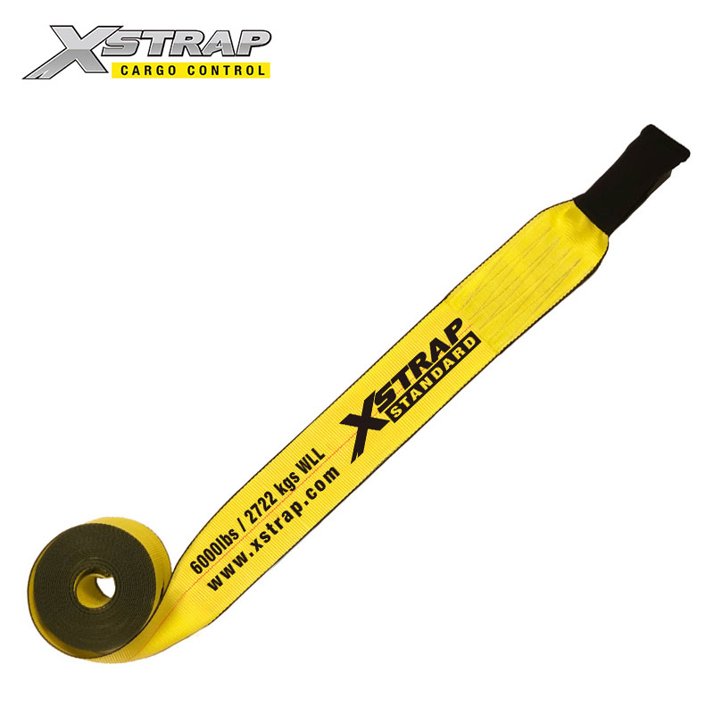 61881-標準 4 インチ ウインチ ストラップ、縫い目付き